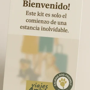 Tarjeta de bienvenida para huéspedes